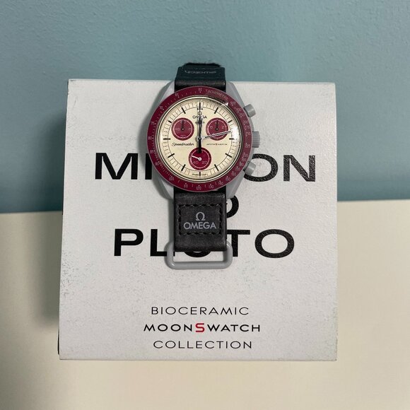 🍪 Swatch x Omega MoonSwatch Mission to Pluto | Phantom Gray Bioceramic - Picture 4 of 6